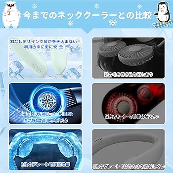 Amazon.co.jp: 【2025年夏新モデル ネッククーラー】ネック